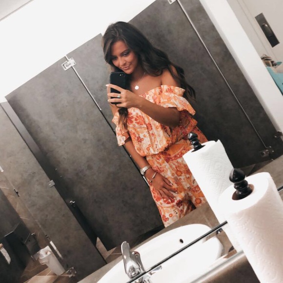 Free People Floral Flowy Jumpsuit - Picture 2 of 4